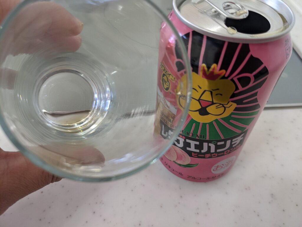 レゲエパンチ（合同酒精）を飲み終えた